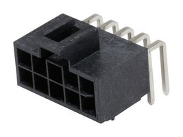 105314-1310 - Pin Header, Power, 2.5 mm, 2 Rows, 10 Contacts, Through Hole Right Angle, Nano-Fit 105314 - MOLEX