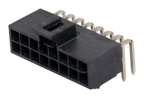105314-1316 - Pin Header, Power, 2.5 mm, 2 Rows, 16 Contacts, Through Hole Right Angle, Nano-Fit 105314 - MOLEX