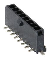 43650-0825 - Pin Header, Power, 3 mm, 1 Rows, 8 Contacts, Surface Mount Straight, Micro-Fit 3.0 43650 - MOLEX
