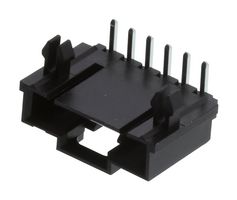 70551-0005 - Pin Header, Wire-to-Board, 2.54 mm, 1 Rows, 6 Contacts, Through Hole Right Angle, SL 70551 - MOLEX