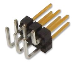 71764-0108 - Pin Header, Board-to-Board, 2.54 mm, 2 Rows, 8 Contacts, Through Hole Right Angle, C-Grid 71764 - MOLEX
