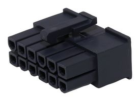 46992-1210 - Connector Housing, Mini-Fit Jr. 46992, Receptacle, 12 Ways, 4.2 mm - MOLEX