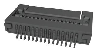 502244-1530 - FFC / FPC Board Connector, 0.5 mm, 15 Contacts, Receptacle, Easy-On 502244, Surface Mount, Bottom - MOLEX