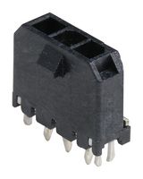43650-0318 - Pin Header, Power, Wire-to-Board, 3 mm, 1 Rows, 3 Contacts, Through Hole Straight - MOLEX