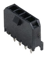 43650-0417 - Pin Header, Power, 3 mm, 1 Rows, 4 Contacts, Through Hole Straight, Micro-Fit 3.0 43650 - MOLEX