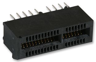 87715-9002 - Card Edge Connector, PCIe, Dual Side, 0.9 mm, 36 Contacts, Through Hole Mount, Straight, Solder - MOLEX