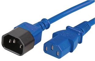 PEL01242 - Mains Power Cord, 1.5 m, 10 A, 250 V, Blue - PRO ELEC