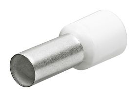 97 99 330 - Wire Ferrule, Single Wire, 20 AWG, 0.5 mm², 8 mm, White - KNIPEX