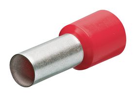 97 99 332 - Wire Ferrule, Single Wire, 17 AWG, 1 mm², 8 mm, Red - KNIPEX