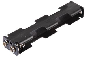 MP000317 - Battery Holder, Long, Snap, 4 x AA - MULTICOMP PRO