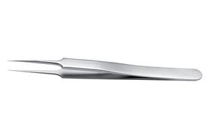 5.S.0 - Tweezer, Precision, Straight, Extra Fine, Stainless Steel Tip, 110 mm Length - IDEAL-TEK