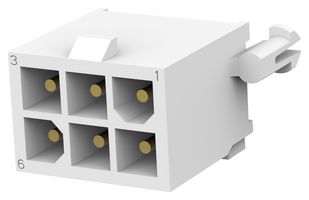 1-770875-1 - Pin Header, Wire-to-Board, 4.14 mm, 2 Rows, 6 Contacts, Through Hole Straight - AMP - TE CONNECTIVITY