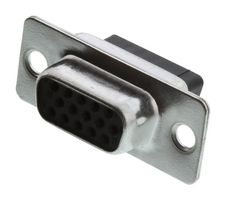 173109-0036 - D Sub Connector Housing, 15 Ways, High Density D Sub, DE, 173109, Receptacle, Steel Body - MOLEX