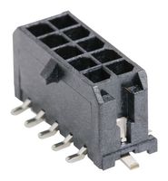 43045-1020 - Pin Header, Power, Wire-to-Board, 3 mm, 2 Rows, 10 Contacts, Surface Mount Straight - MOLEX
