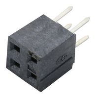 79107-7001 - PCB Receptacle, Board-to-Board, 2 mm, 2 Rows, 4 Contacts, Through Hole Mount, Milli-Grid 79107 - MOLEX