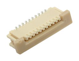 52610-1272 - FFC / FPC Board Connector, 1 mm, 12 Contacts, Receptacle, Easy-On 52610, Surface Mount - MOLEX