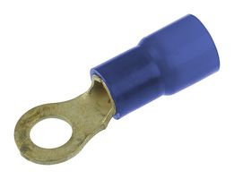 19067-0061 - Ring Tongue Terminal, M12, 1/2", 6 AWG, 16 mm², NylaKrimp 19067, Blue - MOLEX