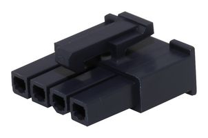 46994-0412 - Connector Housing, Mini-Fit Jr. 46994, Receptacle, 4 Ways, 4.2 mm - MOLEX