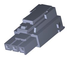 172256-3103 - Connector Housing, Ultra-Fit 172256, Receptacle, 3 Ways, 3.5 mm - MOLEX