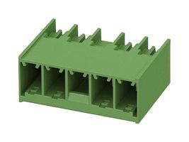 PC 6/ 4-GL3-7,62 - Terminal Block, Header, 7.62 mm, 4 Ways, 41 A, 630 V, Through Hole Right Angle - PHOENIX CONTACT