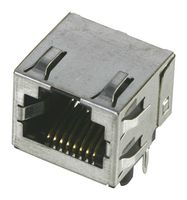 43860-0017 - Modular Connector, Modular Jack, 1 x 1 (Port), 6P6C, Cat3, Through Hole Mount - MOLEX