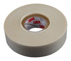 69 (1/2"X66FT) - Electrical Insulation Tape, Glass Cloth, White, 12.7 mm x 20.12 m - 3M