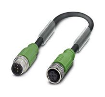 SAC-5P-M12MS/ 2,0-PUR/M12FS SH - Sensor Cable, M12 Plug, M12 Receptacle, 5 Positions, 2 m, 6.6 ft - PHOENIX CONTACT