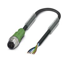 SAC-5P-M12MS/5,0-PVC - Sensor Cable, 5 Pos, M12 Plug, Free End, 5 Positions, 5 m, 16.4 ft - PHOENIX CONTACT