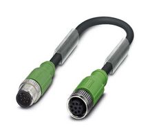 SAC-8P-M12MS/ 1,5-PUR/M12FS SH - Sensor Cable, 8P, M12 Plug, M12 Receptacle, 8 Positions, 1.5 m, 4.9 ft - PHOENIX CONTACT