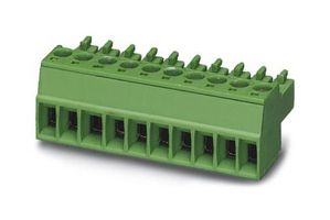 MC 1,5/ 2-ST-3,81 GY - Pluggable Terminal Block, 3.81 mm, 2 Ways, 28AWG to 16AWG, 1.5 mm², Screw, 8 A - PHOENIX CONTACT