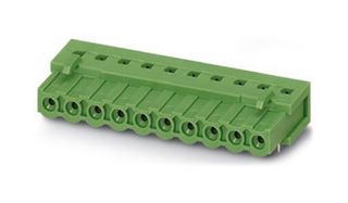 IC 2,5 HC/ 2-G-5,08 - Terminal Block, Socket, 5.08 mm, 2 Ways, 16 A, 320 V, Through Hole Right Angle - PHOENIX CONTACT