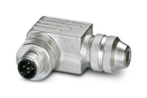 SACC-M12MR-5CON-PG 7-SH - Sensor Connector, M12, Screw Pin, Right Angle Cable Mount - PHOENIX CONTACT