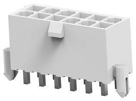 1-2825274-2 - Rectangular Power Connector, 12 Contacts, VAL-U-LOK HCS, PCB Mount, Through Hole, 4.2 mm, Plug - TE CONNECTIVITY