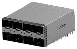 2-2339978-0 - I/O Connector, 20 Contacts, Receptacle, zSFP+, Press Fit, PCB Mount - TE CONNECTIVITY