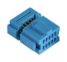 NFS-10A-0110BF - IDC Connector, IDC Receptacle, Female, 1.27 mm, 2 Row, 10 Contacts, Cable Mount - YAMAICHI