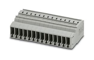 SC 2,5/14 - Pluggable Terminal Block, Coupling, 5.2 mm, 14 Ways, 28AWG to 12AWG, 2.5 mm², Clamp, 24 A - PHOENIX CONTACT