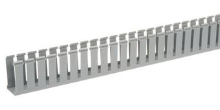G4X5LG6 - Trunking, 129.5 mm (H) x 108 mm (W) x 1.83 m (L), Light Grey, PVC - PANDUIT