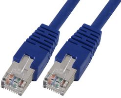 PSG91657 - Ethernet Cable, STP, Cat5e, RJ45 Plug to RJ45 Plug, Blue, 0.2 m, 7.9 " - PRO SIGNAL