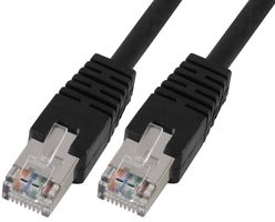 PSG91662 - Ethernet Cable, STP, Cat5e, RJ45 Plug to RJ45 Plug, Black, 20 m, 66 ft - PRO SIGNAL