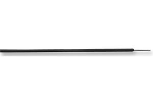 MCP00025 - Wire, PVC, Black, 23 AWG, 0.28 mm², 328 ft, 100 m - MULTICOMP PRO