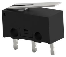 SAJ101XHL0N74SDTPTQ - Microswitch, Ultra Subminiature, Hinge Lever, SPDT, PC Pin, 100 mA, 30 V - ALCOSWITCH - TE CONNECTIVITY