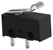 SAJ101XRHLN74SNOPTQ - Microswitch, Ultra Subminiature, Simulated Roller Lever, SPST-NO, PC Pin, 100 mA, 30 V - ALCOSWITCH - TE CONNECTIVITY