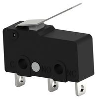 SAJ25YXUL1147SDTSEQ - Microswitch, Subminiature, Upward Bent Hinge Lever, SPDT, Solder Lug, 5 A - ALCOSWITCH - TE CONNECTIVITY