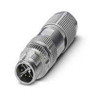 VS-08-M12MS-10G-P SCO - Sensor Connector, M12, Male, 8 Positions, Straight Cable Mount - PHOENIX CONTACT