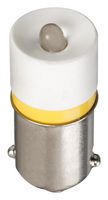 BA9SY230A - LED Replacement Lamp, Miniature Bayonet / BA9S, Yellow, 135 mcd - APEM