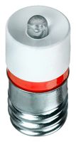 E10SR24A - LED Replacement Lamp, E10 / MES, Red, 1.75 cd - APEM