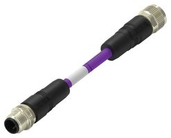 TAB62535501-002 - Sensor Cable, 2P, PROFIBUS, 1 m, 3.28 ft - TE CONNECTIVITY
