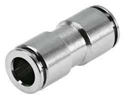 NPQH-D-Q6-E-P10 - Pneumatic Fitting, Push-In Plug Fitting, 20 bar, 6 mm, Brass, NPQH - FESTO