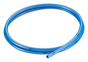 PUN-H-6X1-BL - Pneumatic Tubing, 6 mm, 4 mm, PU (Polyurethane), Blue, 10 bar, 50 m - FESTO