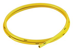 PUN-H-6X1-GE - Pneumatic Tubing, 6 mm, 4 mm, PU (Polyurethane), Yellow, 10 bar, 50 m - FESTO